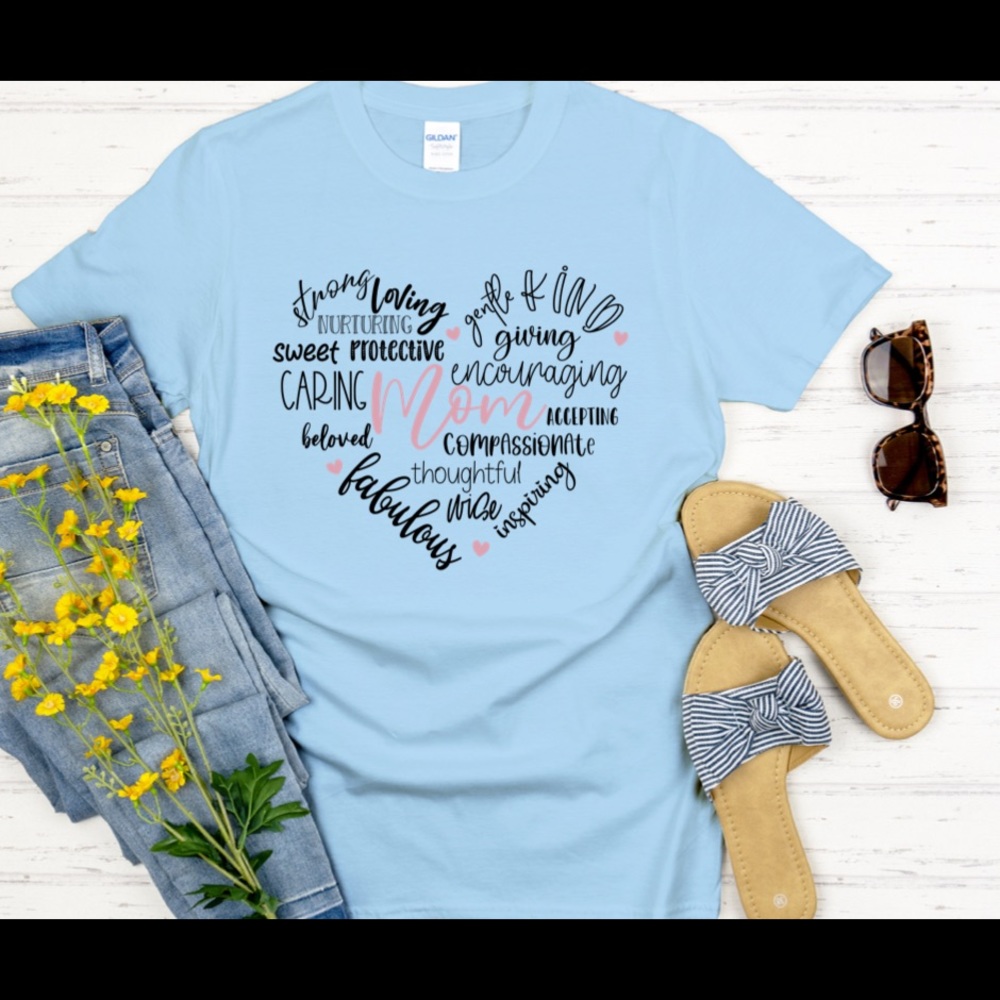 I Heart Mom Message Tee